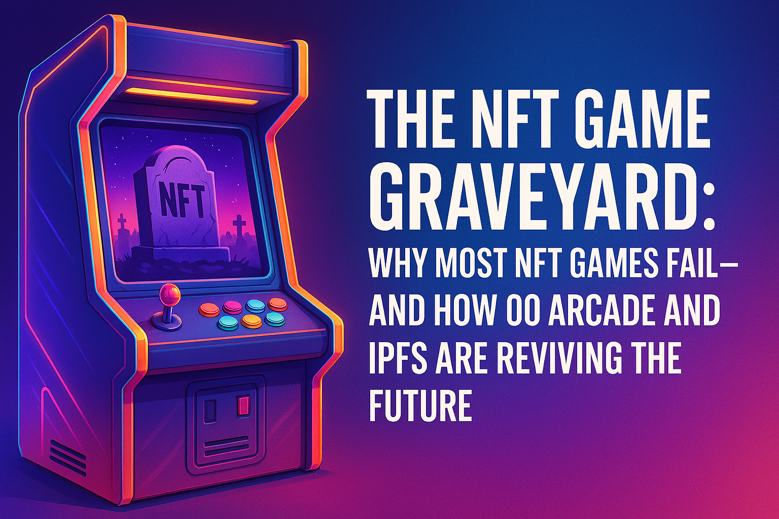 The NFT Game Graveyard: Why Most NFT Games Fail—And How 00 Arcade and IPFS Are Reviving the Future